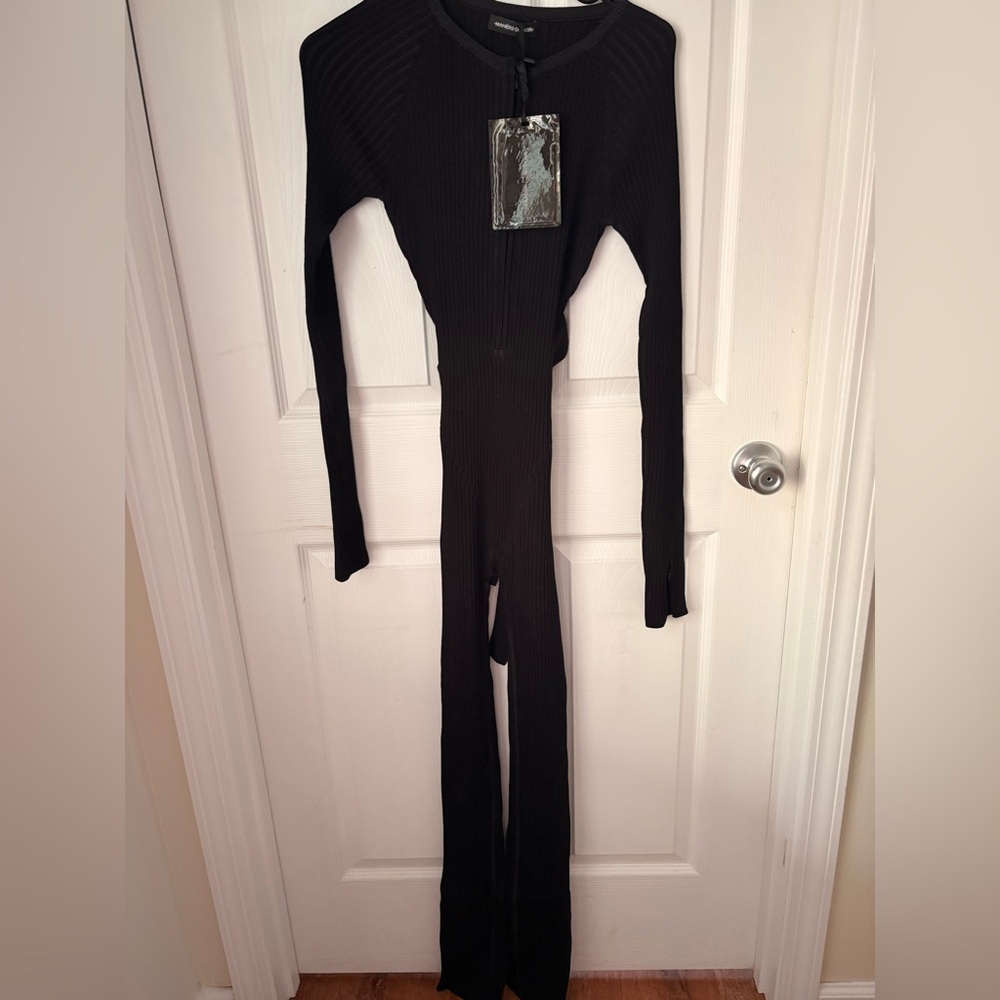 Maniere De Voir Black Ribbed Knitwear - Picture 5 of 8